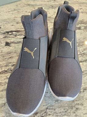Puma Women"s Rebel Mid Slip-On Athletic Sneakers 8